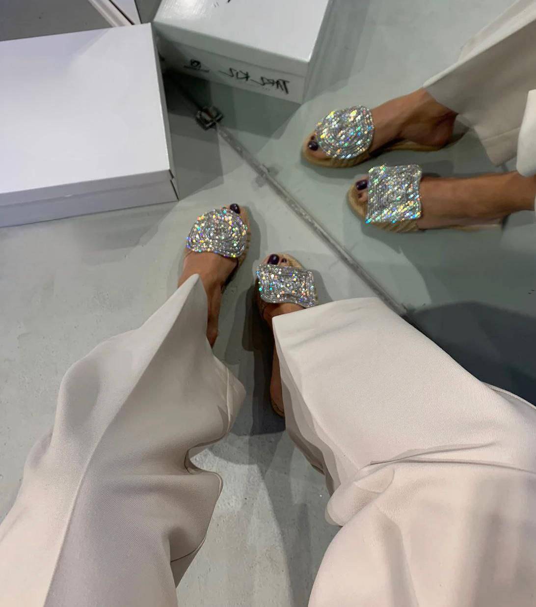 TRUVA CRYSTAL SLIPPERS 3 TRUVA CRYSTAL SLIPPERS - Image 3