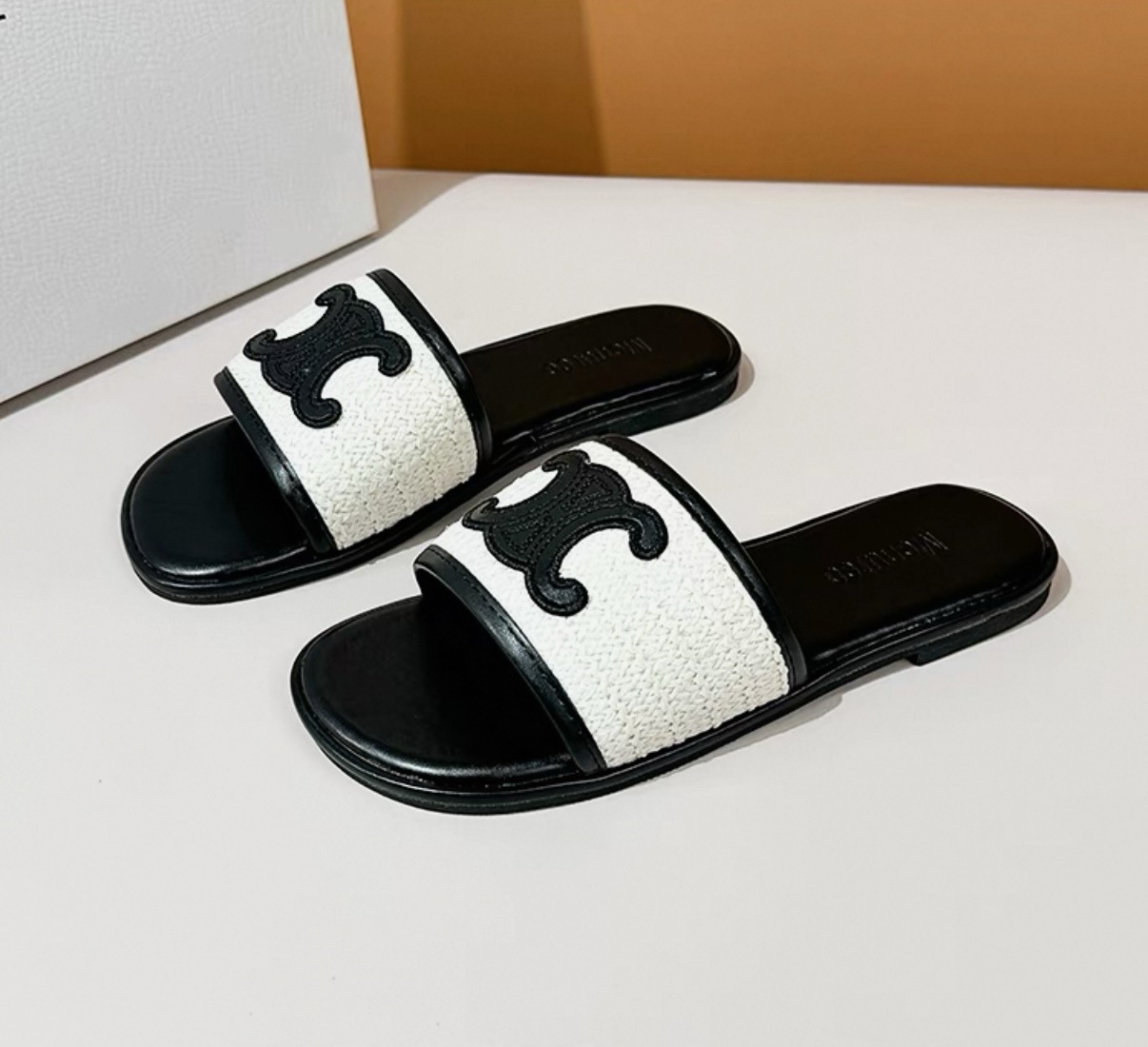 Ginerva Flat Mules 2 Ginerva Flat Mules - Image 2