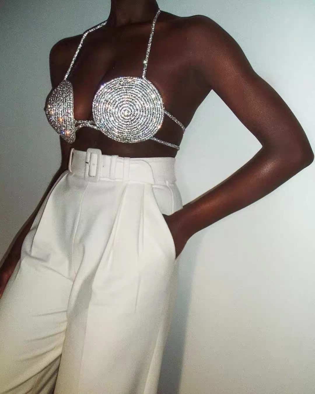 Crystal Glow Bra Top