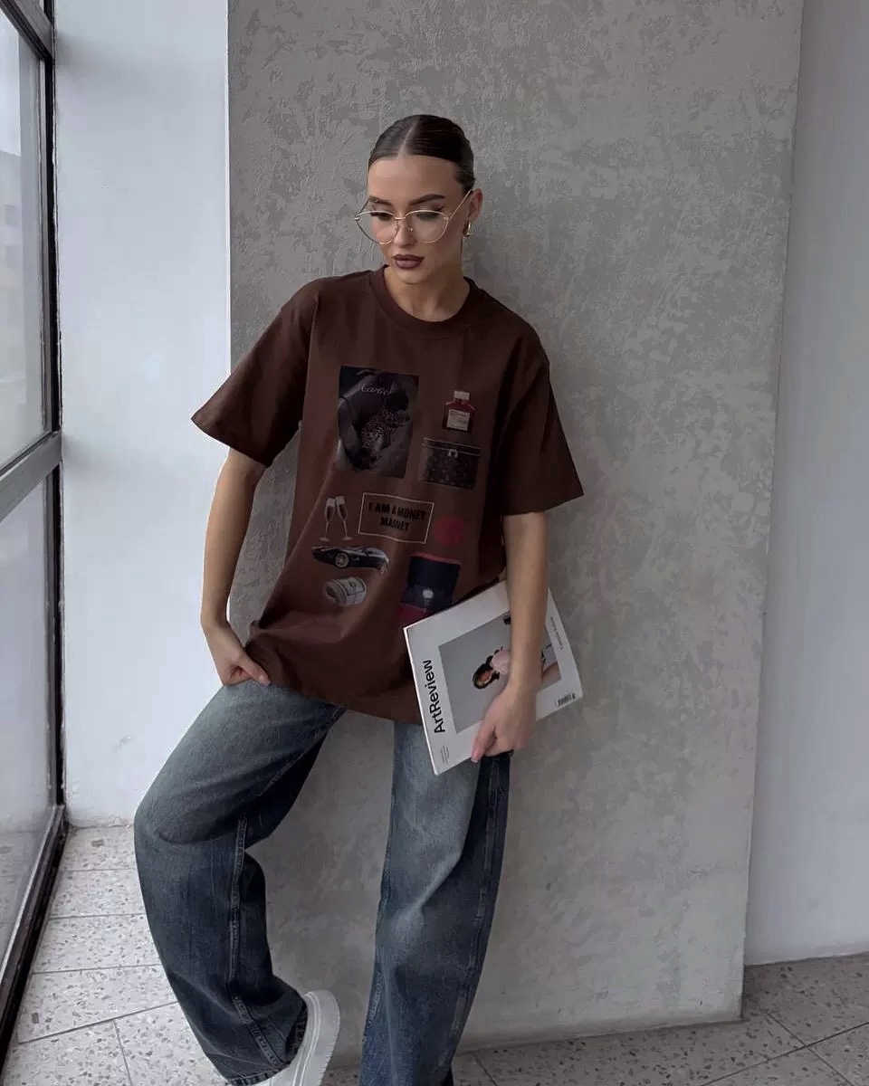 Statement Graphic Oversized T-Shirt 2 Statement Graphic Oversized T-Shirt - Image 2
