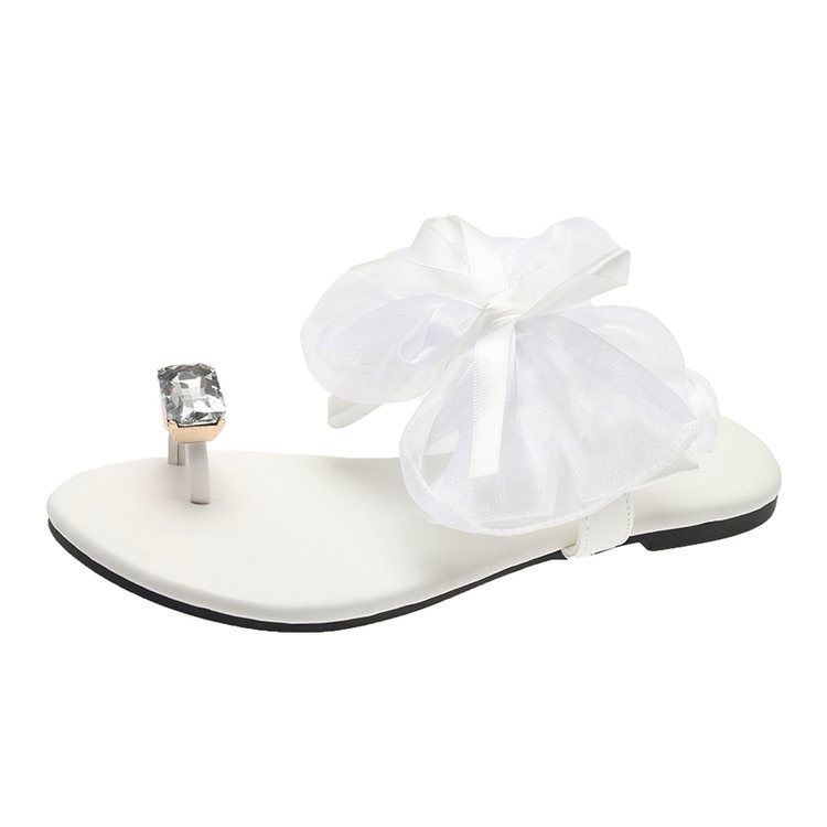 Sapphire Bow Crystal Slides 2 Sapphire Bow Crystal Slides - Image 2