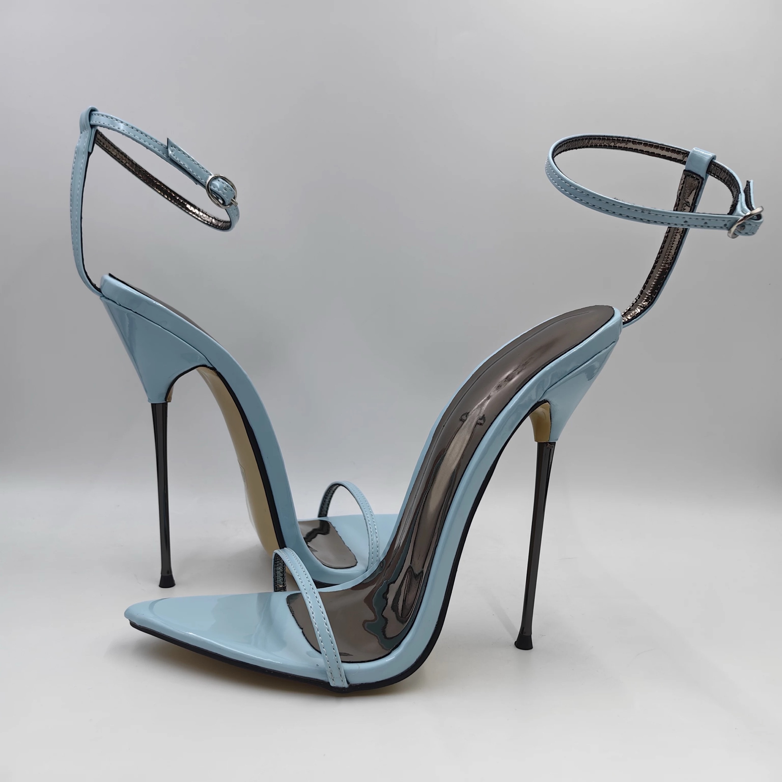 Second Skin Heels In Blue 2 Second Skin Heels In Blue - Image 2