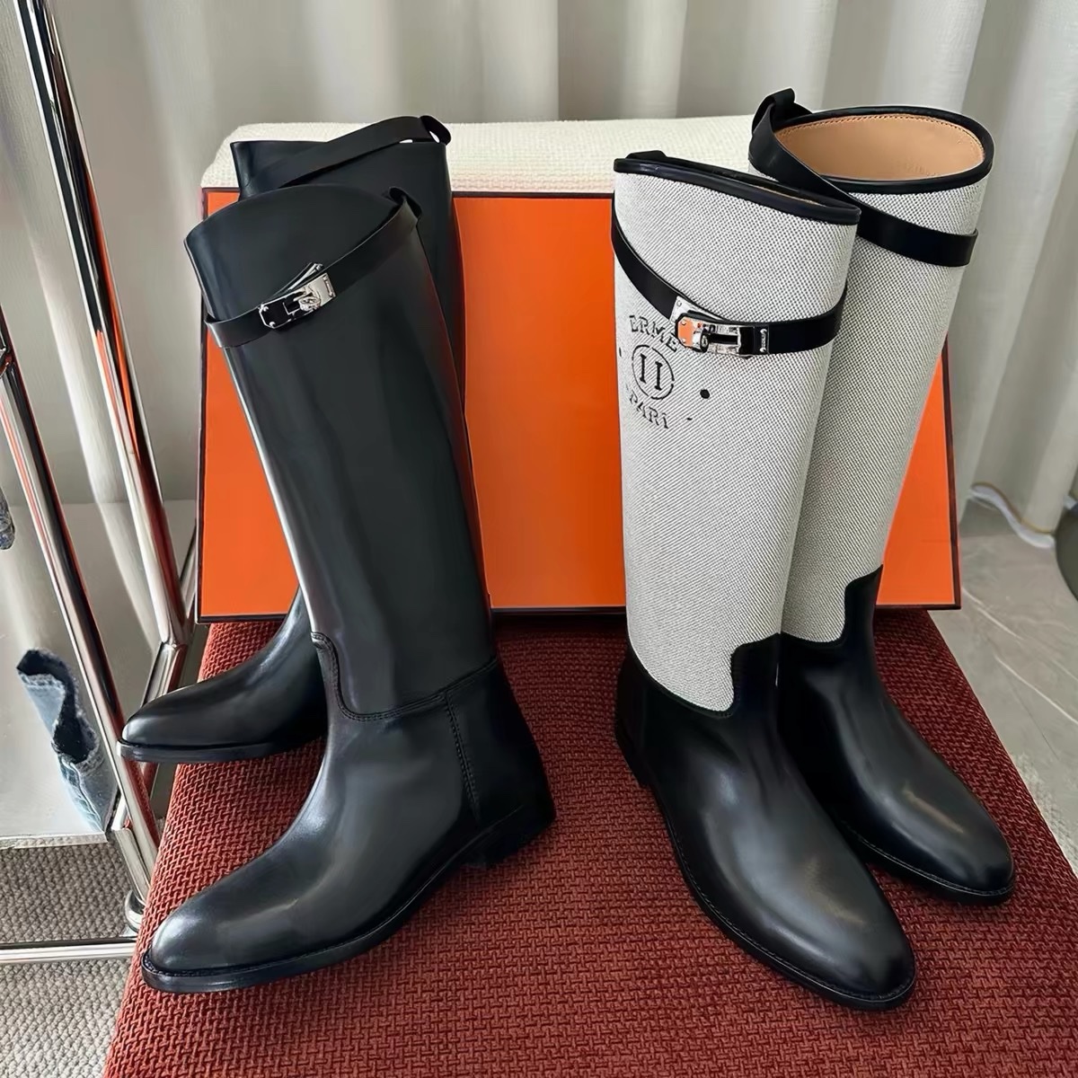 Kelly Style Knee-High Riding Boots