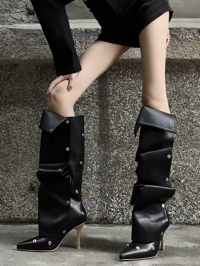 Shadow Armor Couture Boots In Black 3 Shadow Armor Couture Boots In Black - Image 3
