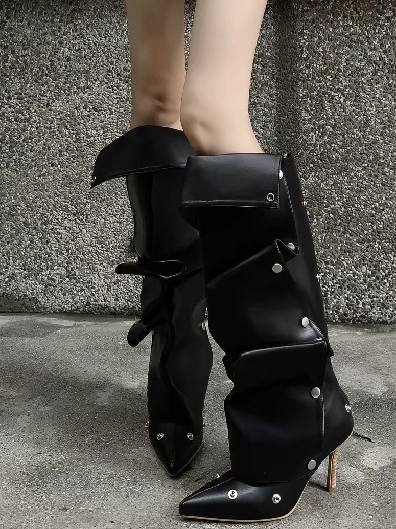 Shadow Armor Couture Boots In Black 4 Shadow Armor Couture Boots In Black - Image 4